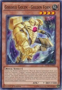 Gogogo Golem - Golden Form Card Front