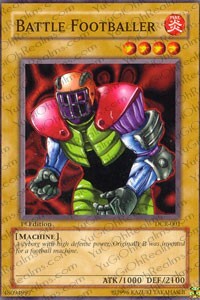 Battle Footballer Card Front