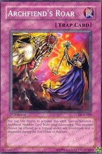 Archfiend's Roar Card Front