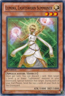 Lumina, Lightsworn Summoner Card Front