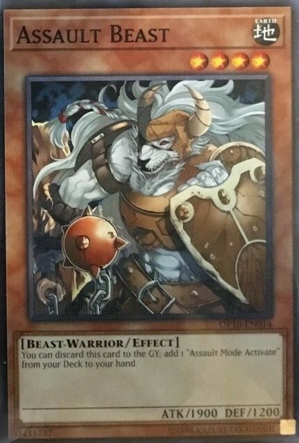 Assault Beast Card Front