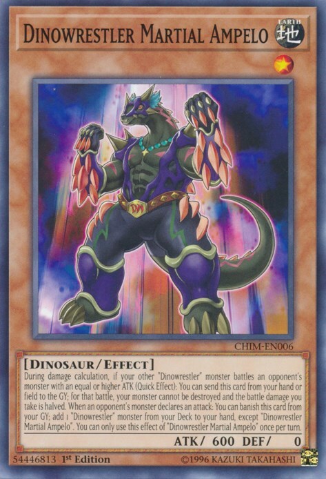 Dinowrestler Ampelo Marziale Card Front