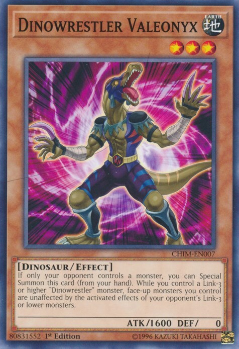 Dinowrestler Valeonyx Card Front