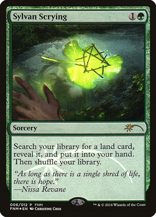 Sylvan Scrying Card Front