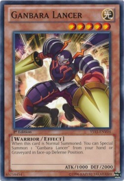 Ganbara Lancer Card Front