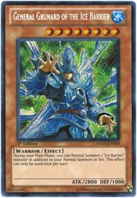 General Grunard of the Ice Barrier Card Front