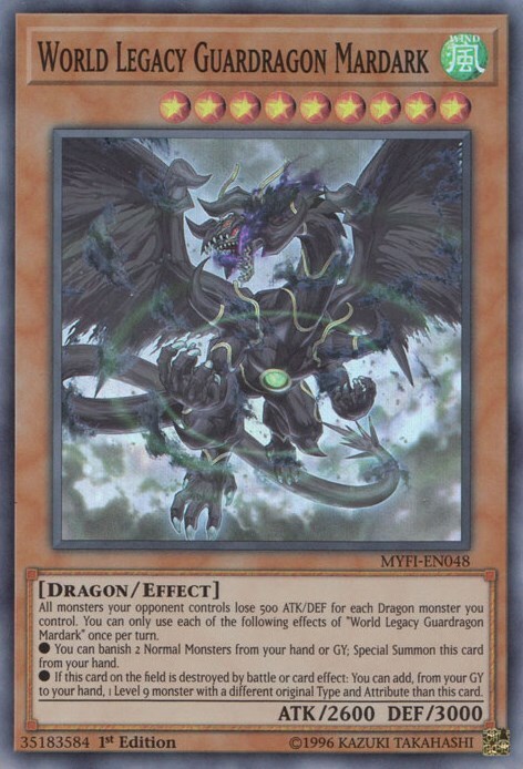 World Legacy Guardragon Mardark Card Front