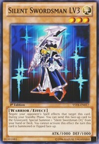 Silent Swordsman LV3 Card Front