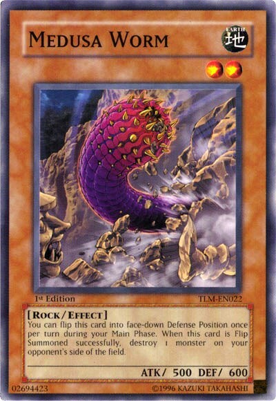 Medusa Worm Card Front