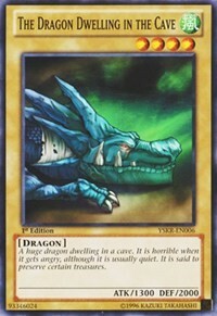 The Dragon Dwelling in the Cave Card Front