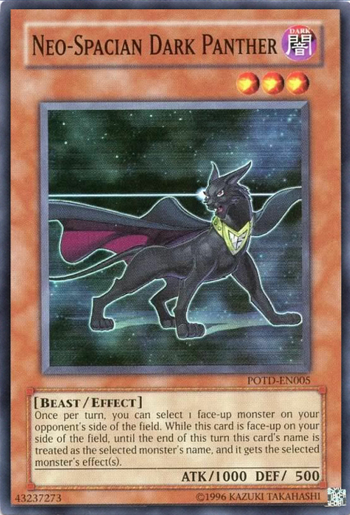 Neo-Spacian Dark Panther Card Front