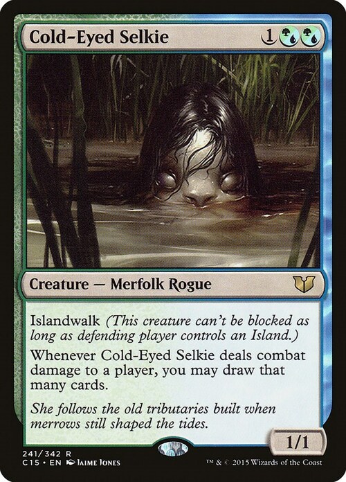 Cold-Eyed Selkie Card Front