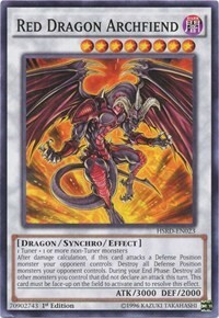 Red Dragon Archfiend Card Front