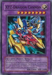 XYZ-Dragon Cannon Card Front