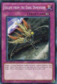 Escape from the Dark Dimension Card Front