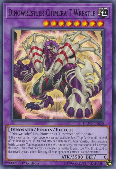 Dinowrestler Chimera T Wrextle Card Front