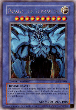 Obelisk the Tormentor Card Front