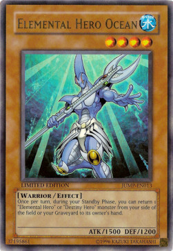 Elemental HERO Ocean Card Front