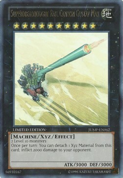 Superdreadnought Rail Cannon Gustav Max Card Front