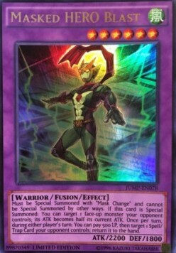 Masked HERO Blast Card Front