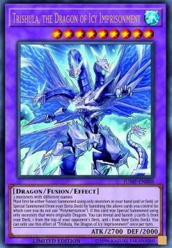 Trishula, il Drago dell'Imprigionamento Ghiacciato Card Front