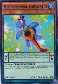 Performapal Guitartle Card Front