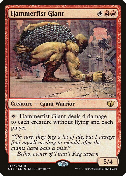 Hammerfist Giant Card Front