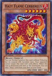 Hazy Flame Cerbereus Card Front