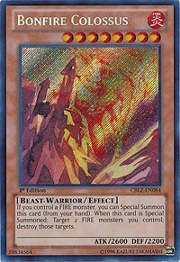 Bonfire Colossus Card Front