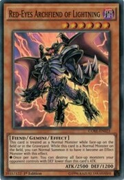 Red-Eyes Archfiend of Lightning