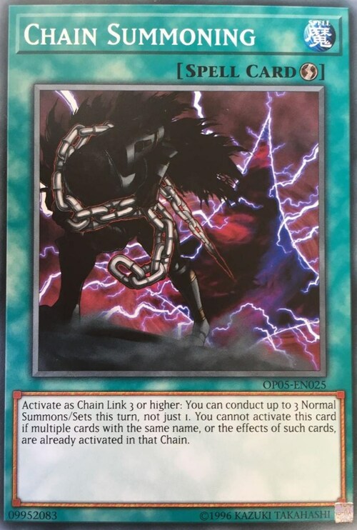 Chain Summoning Card Front