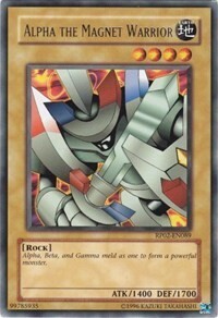 Alpha The Magnet Warrior Card Front