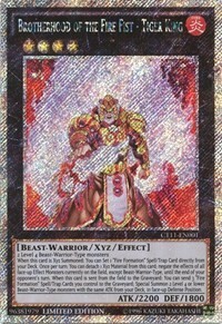 Brotherhood of the Fire Fist - Tiger King Card Front