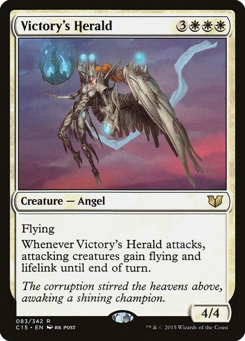 Victory's Herald Card Front