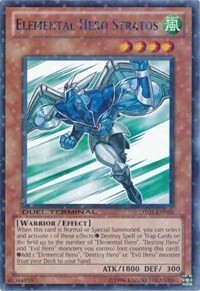 Elemental HERO Stratos Card Front