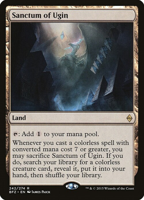 Sanctum of Ugin Card Front