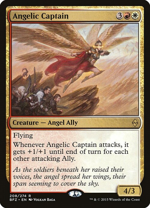 Angelic Captain Card Front