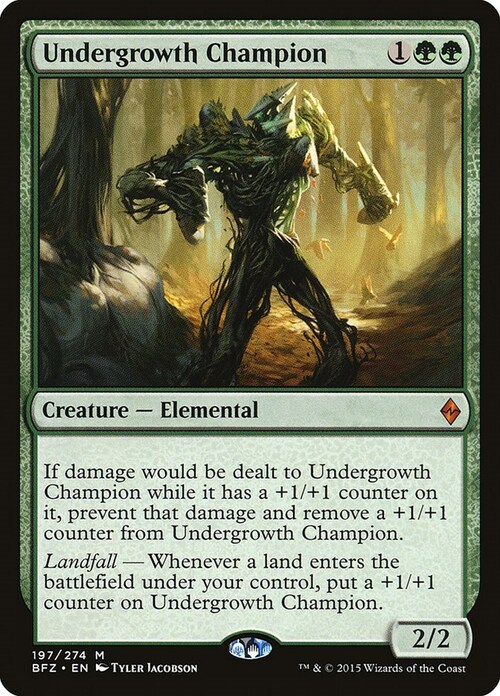 Undergrowth Champion Card Front