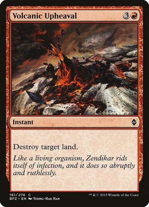 Volcanic Upheaval Card Front