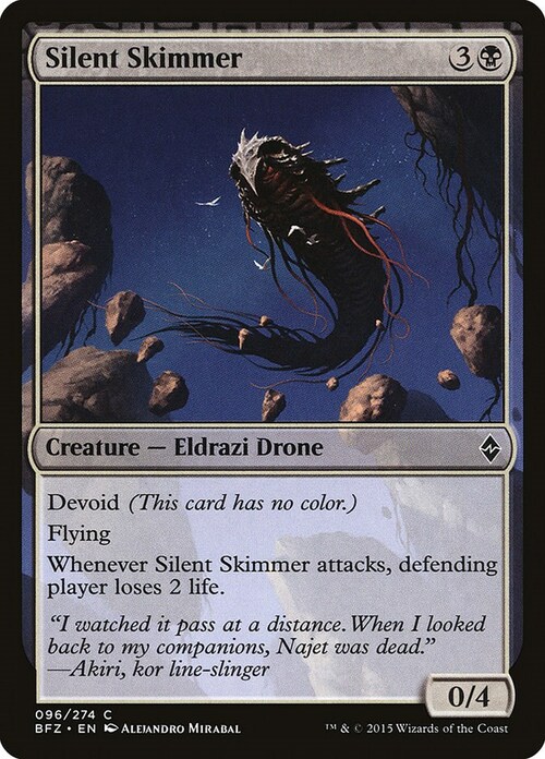 Silent Skimmer Card Front