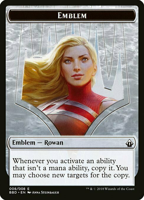 Rowan Kenrith Emblem Card Front