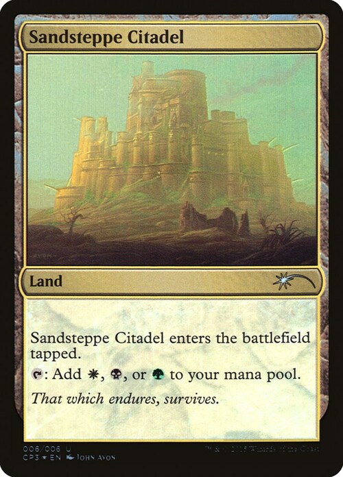 Roccaforte delle Steppe Sabbiose Card Front