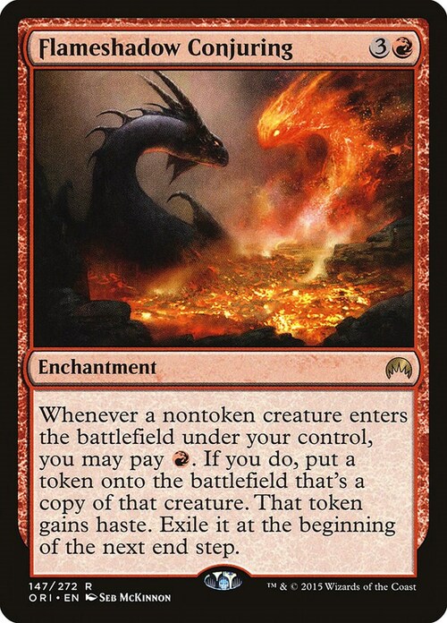 Flameshadow Conjuring Card Front