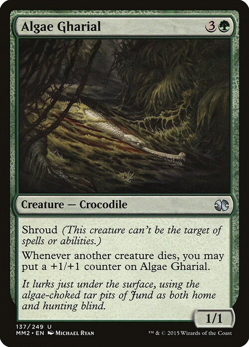 Algae Gharial Card Front