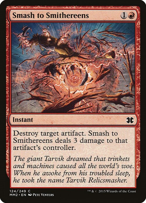 Smash to Smithereens Card Front