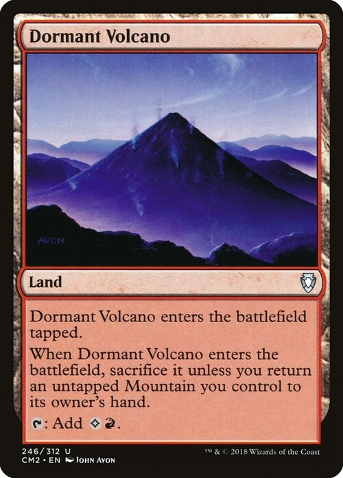 Dormant Volcano Card Front